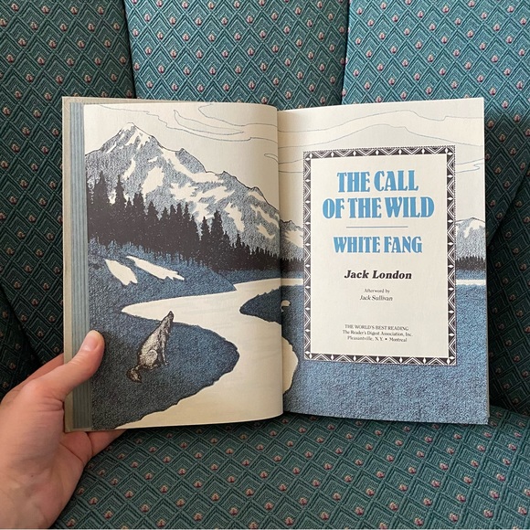 The Call of the Wild & White Fang by Jack London. Readers Digest Hardcover Book - Picture 3 of 9